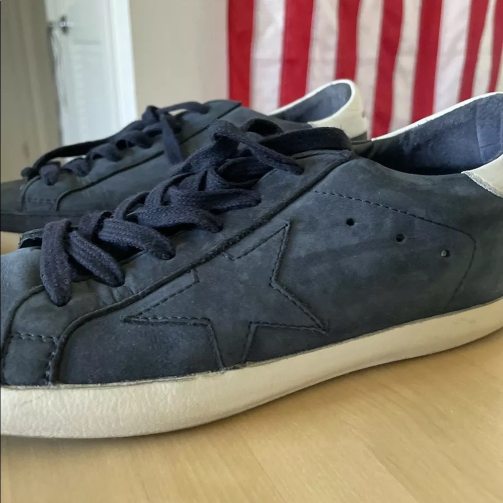 Golden Goose Superstar Blue Nubuck